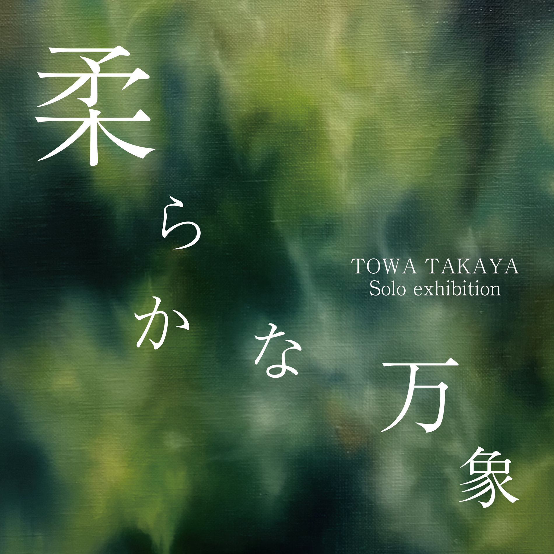 高屋永遠 個展「柔らかな万象」